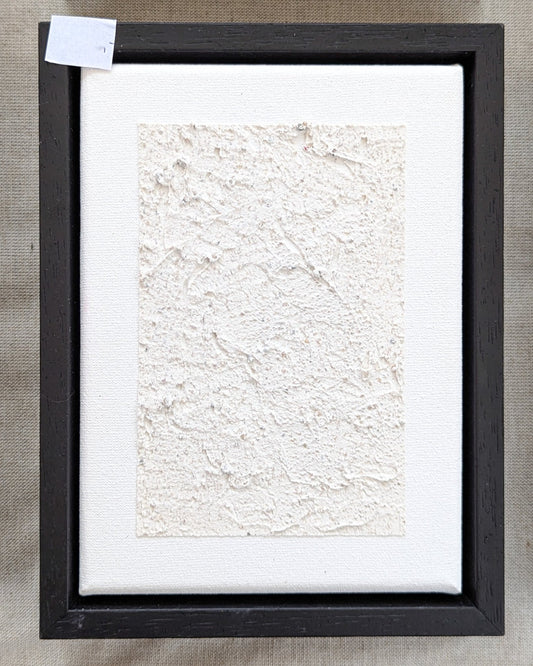 Handmade textured artwork from the Elements series, framed and sized 13x18cm.